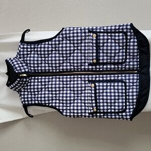 JCrew Navy Blue and Puffer Vest XXS